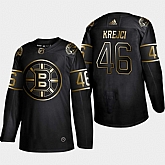 Bruins 46 David Krejci Black Gold Adidas Jersey,baseball caps,new era cap wholesale,wholesale hats